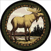 Mother Moose-CabinRugs Southwestern Rugs Wildlife Rugs Lodge Rugs Aztec RugsSouthwest Rugs