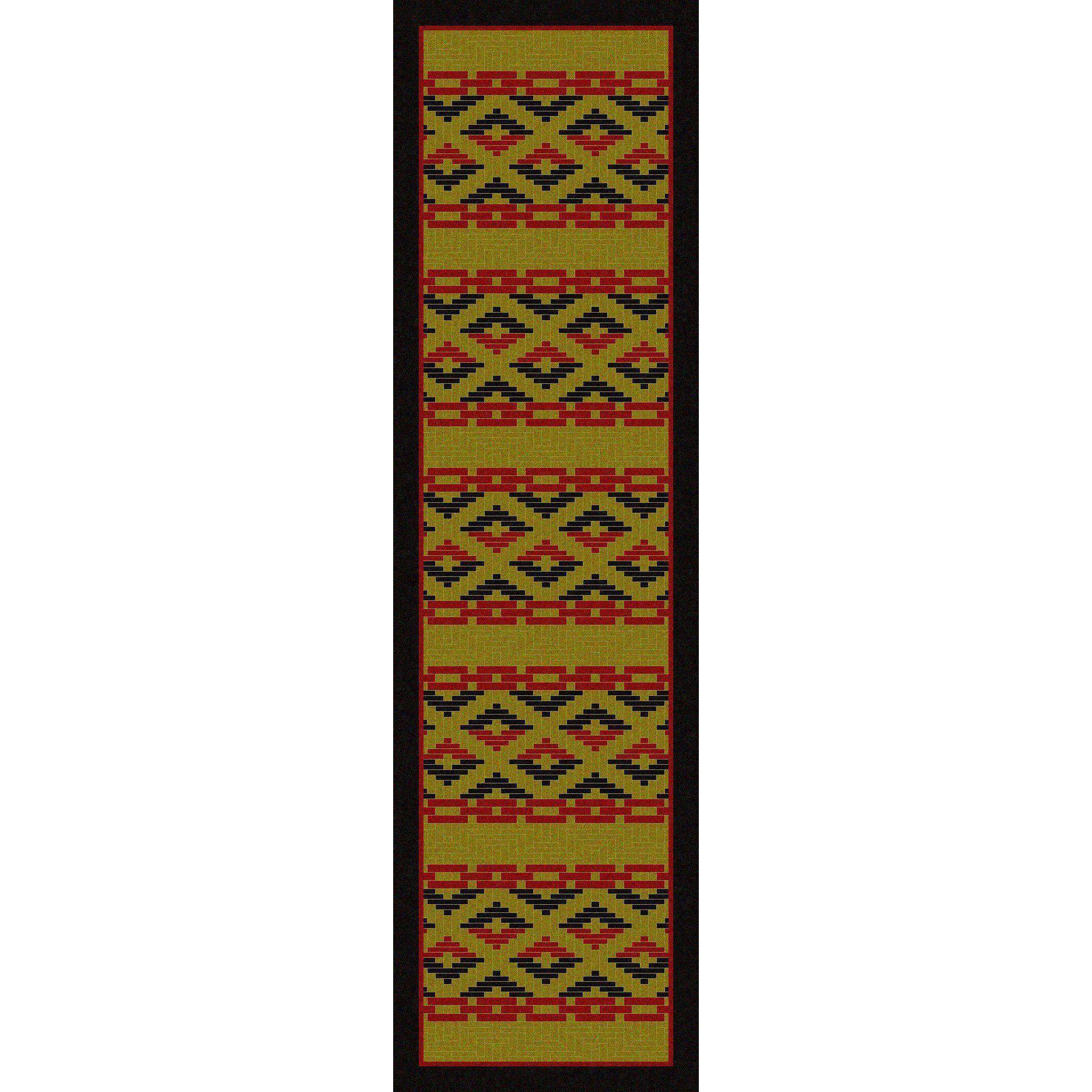 Mother's Basket - Dark Chocolate-CabinRugs Southwestern Rugs Wildlife Rugs Lodge Rugs Aztec RugsSouthwest Rugs