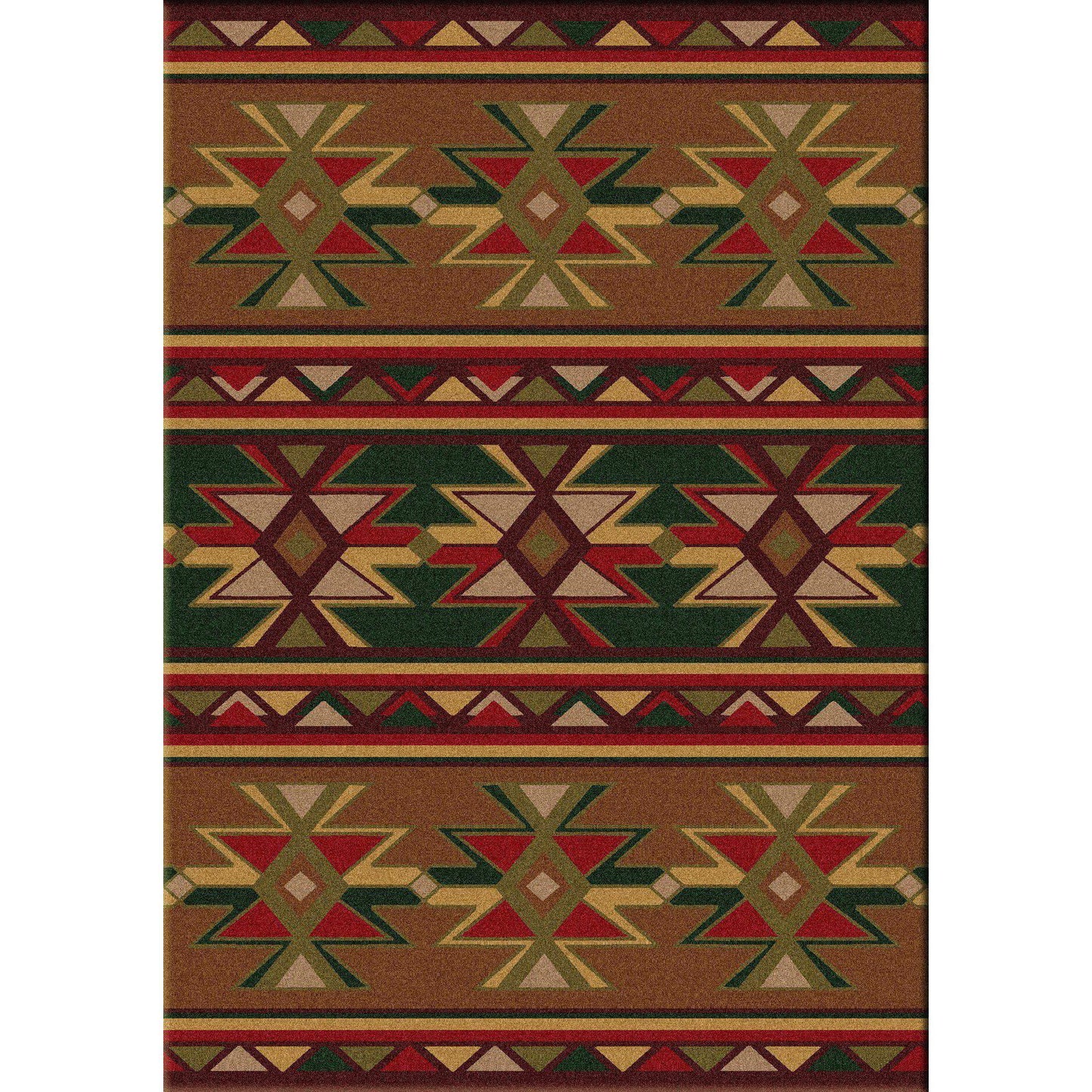 Northern Desert Star - Multi-CabinRugs Southwestern Rugs Wildlife Rugs Lodge Rugs Aztec RugsSouthwest Rugs