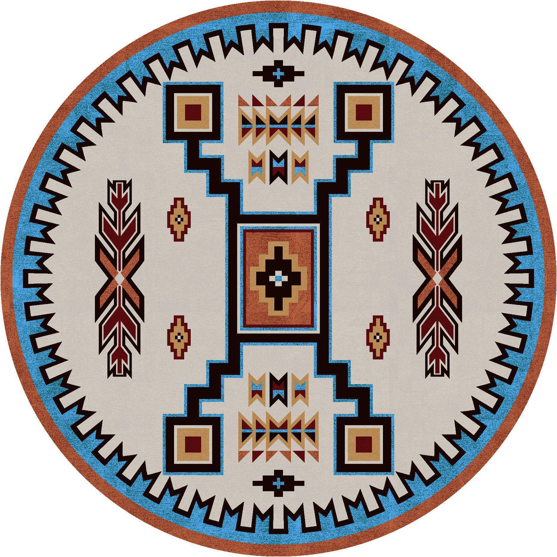 Old Timer - Rust-CabinRugs Southwestern Rugs Wildlife Rugs Lodge Rugs Aztec RugsSouthwest Rugs