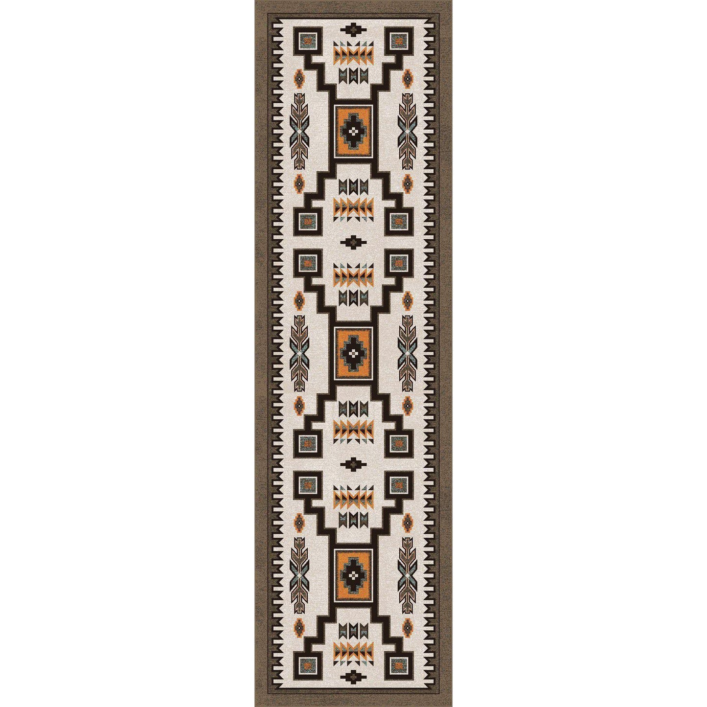 Old Timer - Worn Saddle-CabinRugs Southwestern Rugs Wildlife Rugs Lodge Rugs Aztec RugsSouthwest Rugs