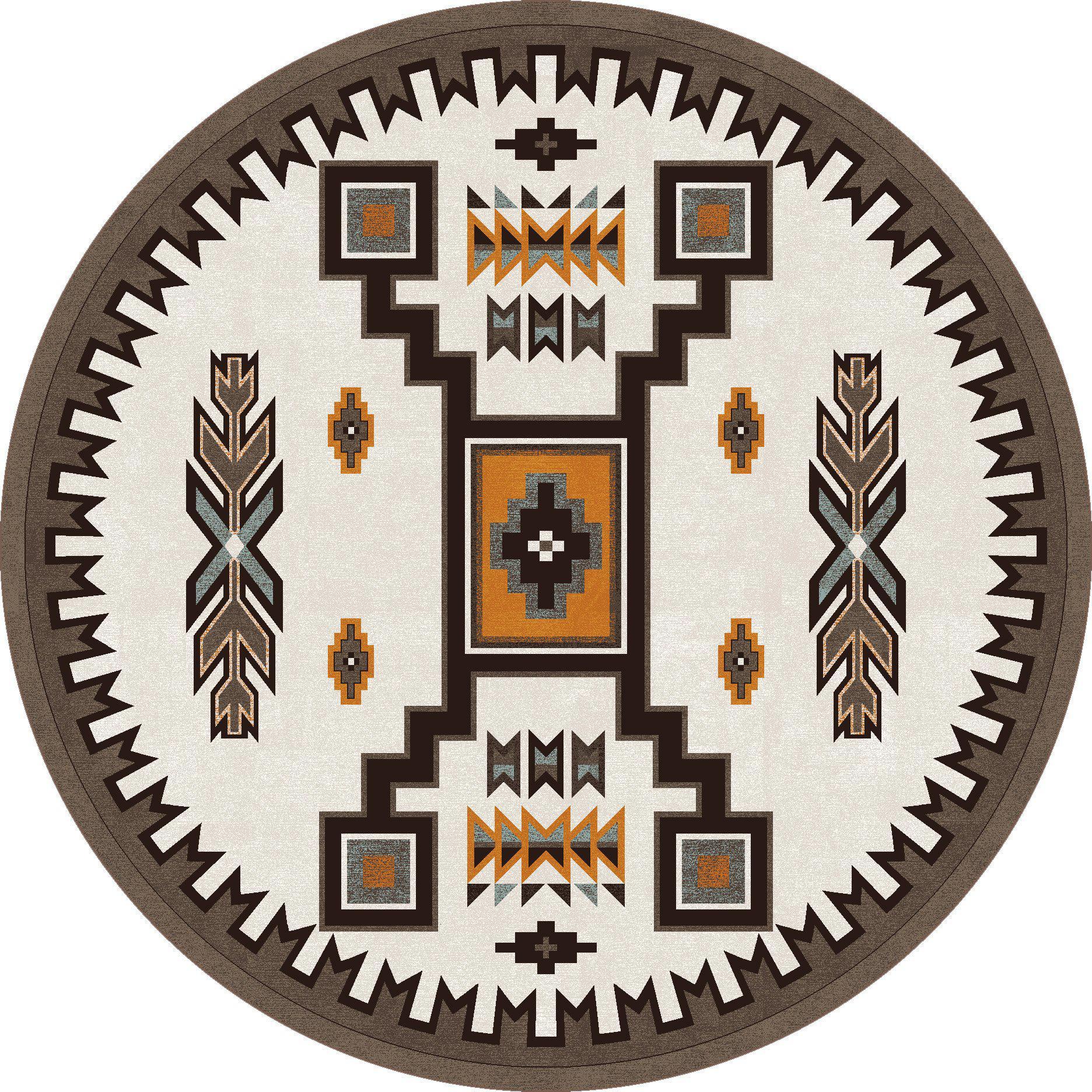 Old Timer - Worn Saddle-CabinRugs Southwestern Rugs Wildlife Rugs Lodge Rugs Aztec RugsSouthwest Rugs