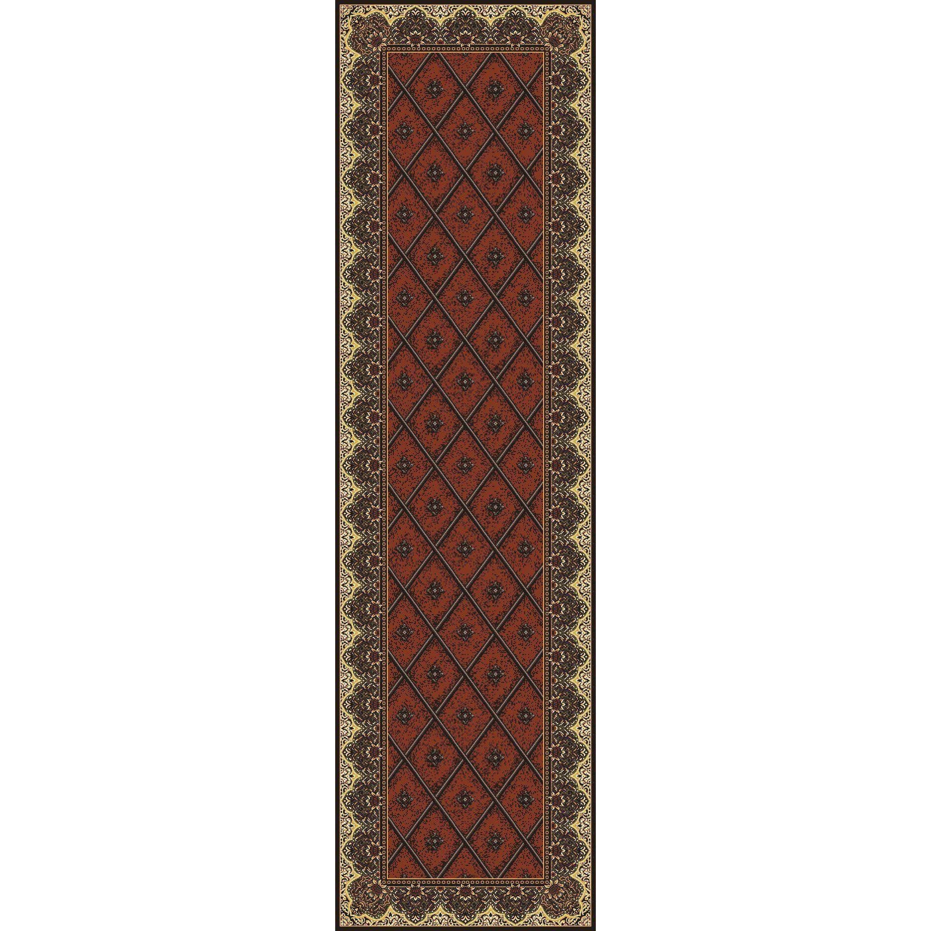 Peak Seeker - Chestnut-CabinRugs Southwestern Rugs Wildlife Rugs Lodge Rugs Aztec RugsSouthwest Rugs