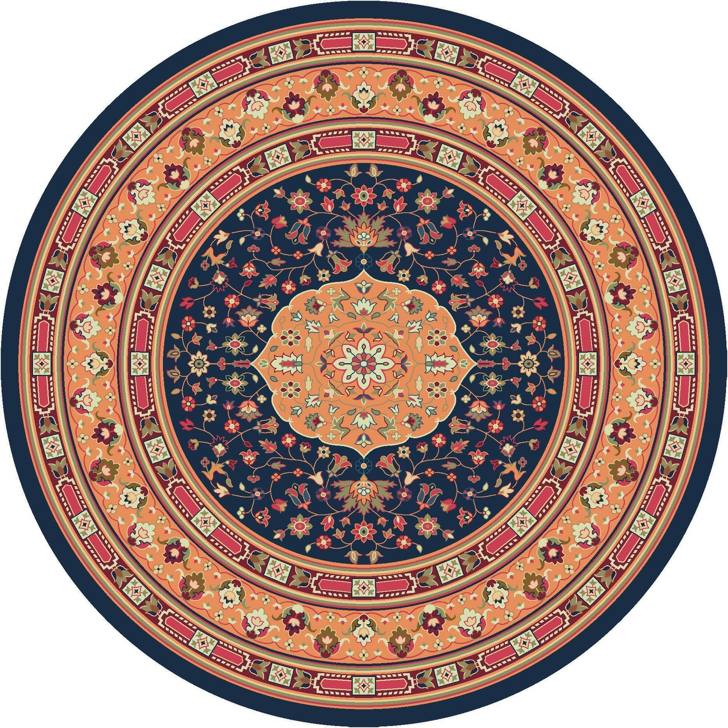 Persian Palace - Bloom-CabinRugs Southwestern Rugs Wildlife Rugs Lodge Rugs Aztec RugsSouthwest Rugs