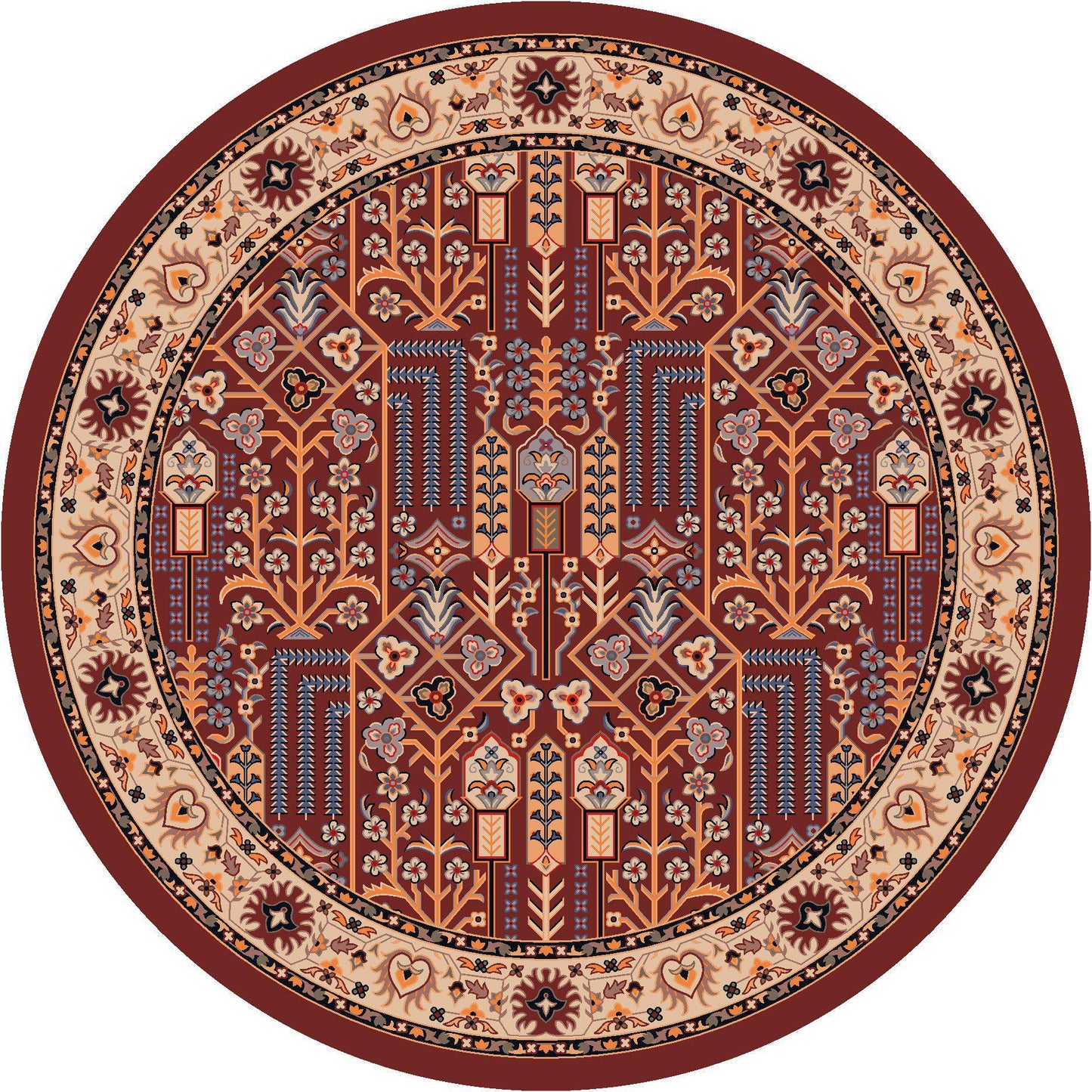 Persian Passage - Panache-CabinRugs Southwestern Rugs Wildlife Rugs Lodge Rugs Aztec RugsSouthwest Rugs