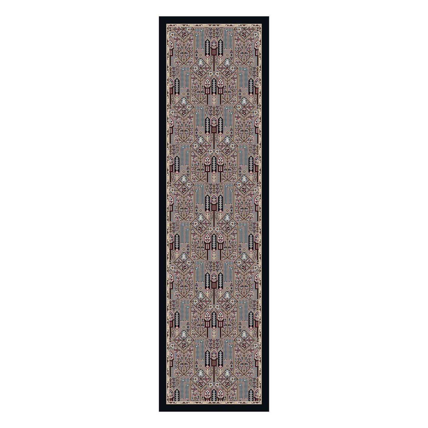 Persian Passage - Turquoise-CabinRugs Southwestern Rugs Wildlife Rugs Lodge Rugs Aztec RugsSouthwest Rugs