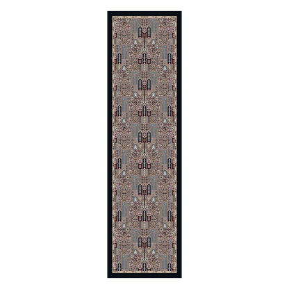 Persian Passage - Turquoise-CabinRugs Southwestern Rugs Wildlife Rugs Lodge Rugs Aztec RugsSouthwest Rugs