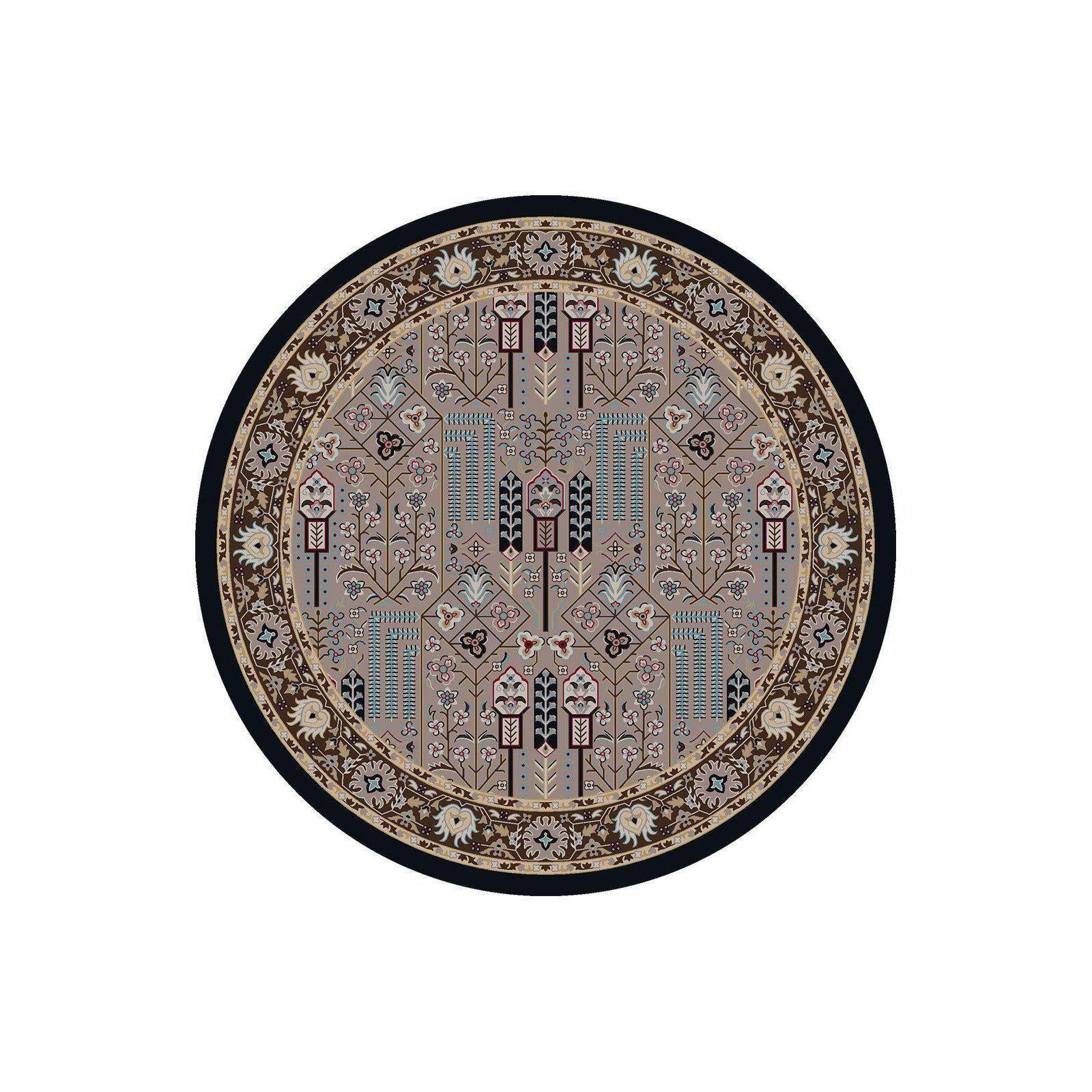 Persian Passage - Turquoise-CabinRugs Southwestern Rugs Wildlife Rugs Lodge Rugs Aztec RugsSouthwest Rugs