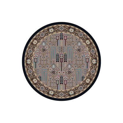 Persian Passage - Turquoise-CabinRugs Southwestern Rugs Wildlife Rugs Lodge Rugs Aztec RugsSouthwest Rugs