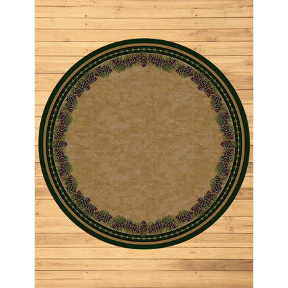 Pine Peak - Green-CabinRugs Southwestern Rugs Wildlife Rugs Lodge Rugs Aztec RugsSouthwest Rugs