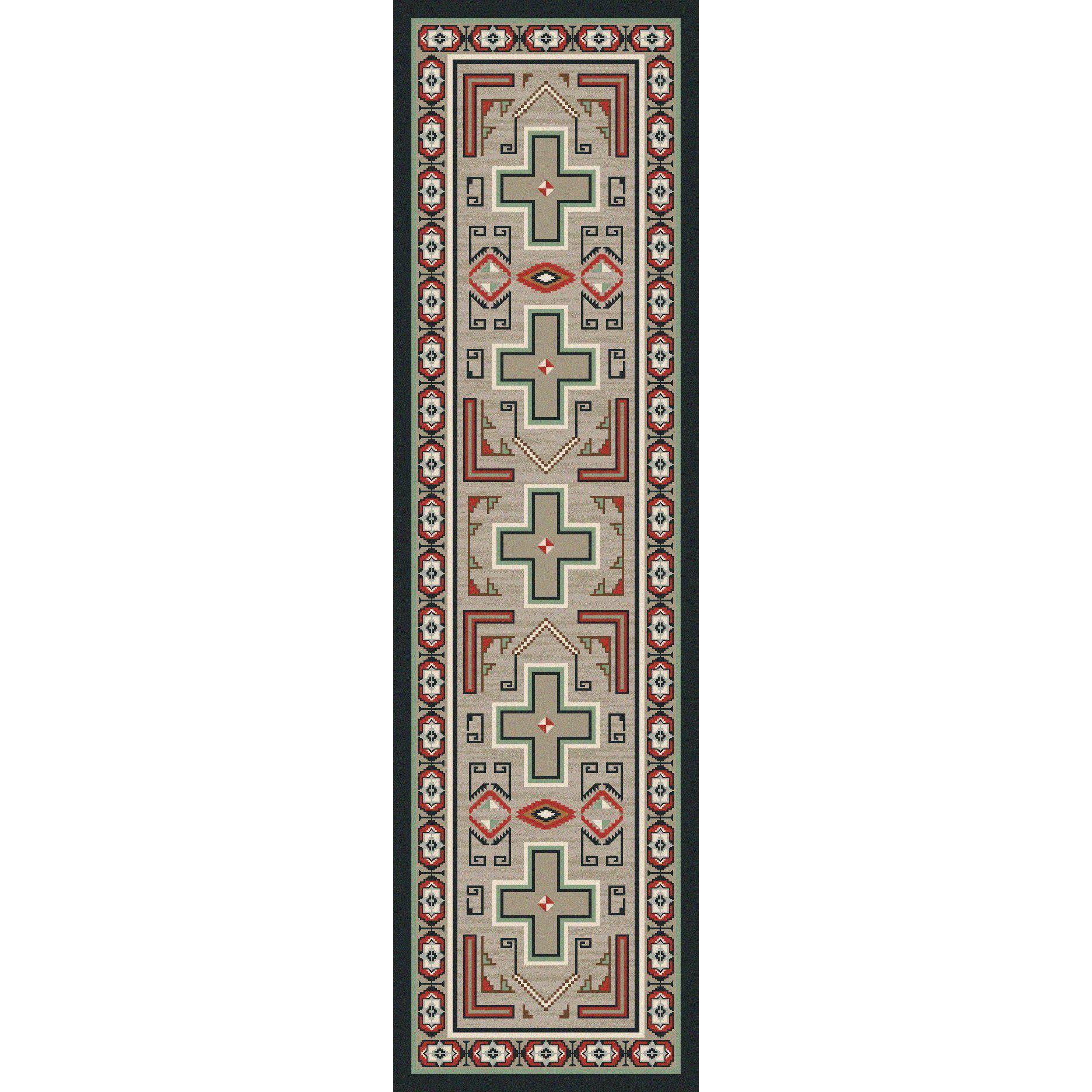 Rain Dance-CabinRugs Southwestern Rugs Wildlife Rugs Lodge Rugs Aztec RugsSouthwest Rugs
