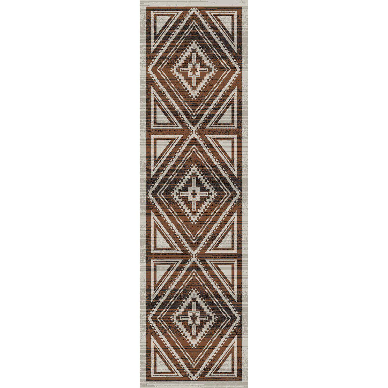 Rim Shot - Earthen-CabinRugs Southwestern Rugs Wildlife Rugs Lodge Rugs Aztec RugsSouthwest Rugs