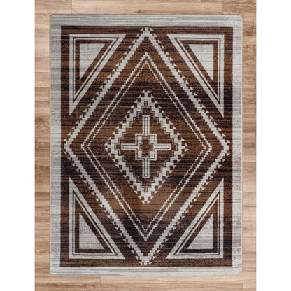 Rim Shot - Earthen-CabinRugs Southwestern Rugs Wildlife Rugs Lodge Rugs Aztec RugsSouthwest Rugs