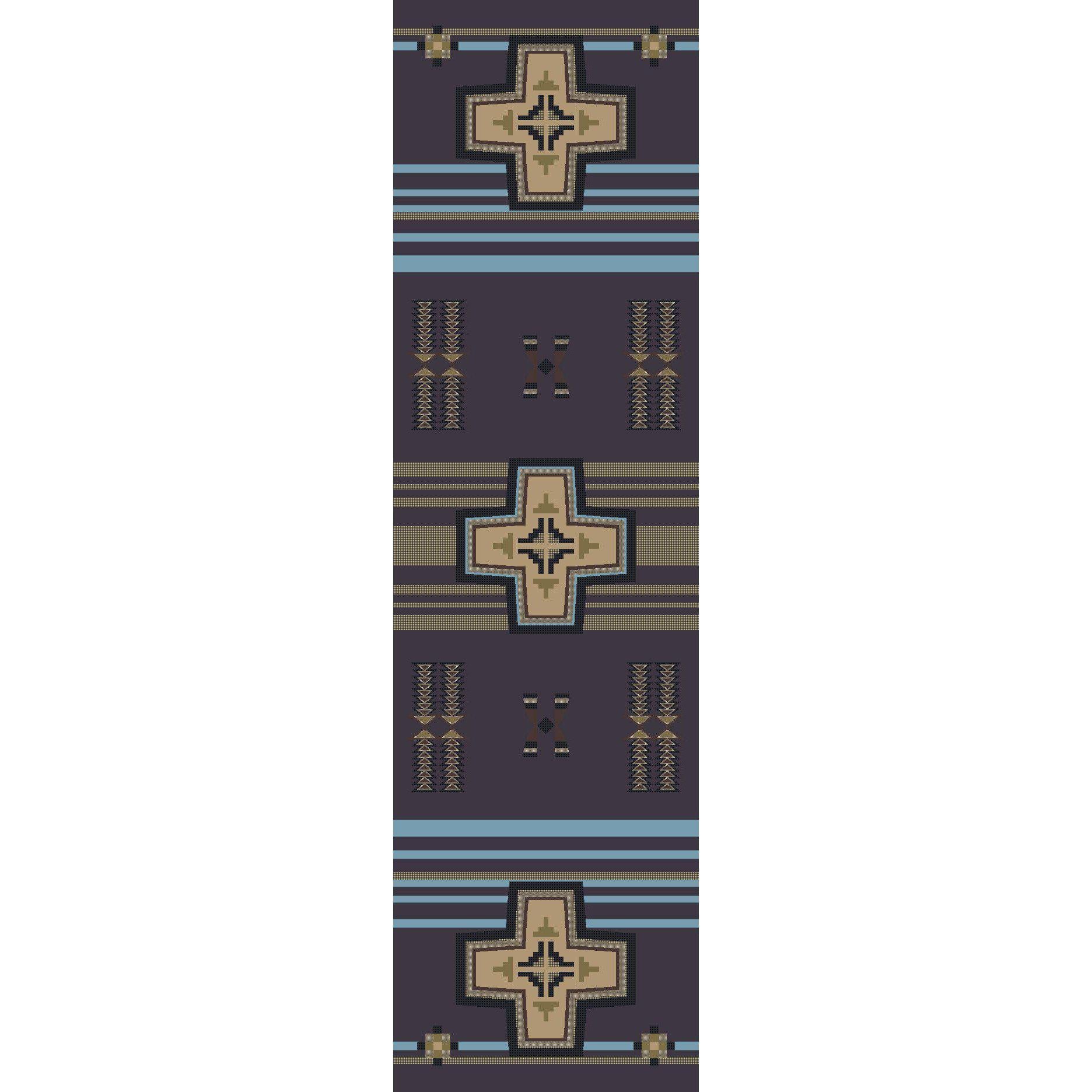 Rio Grande - Night Sky-CabinRugs Southwestern Rugs Wildlife Rugs Lodge Rugs Aztec RugsSouthwest Rugs