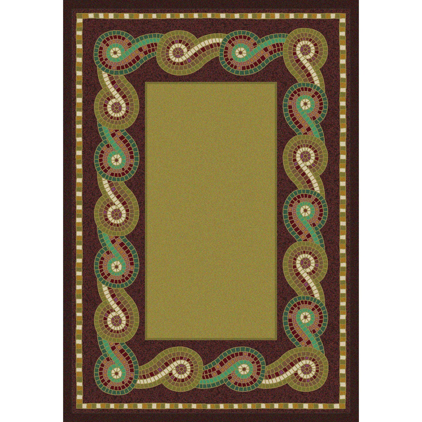 Roaring River-CabinRugs Southwestern Rugs Wildlife Rugs Lodge Rugs Aztec RugsSouthwest Rugs