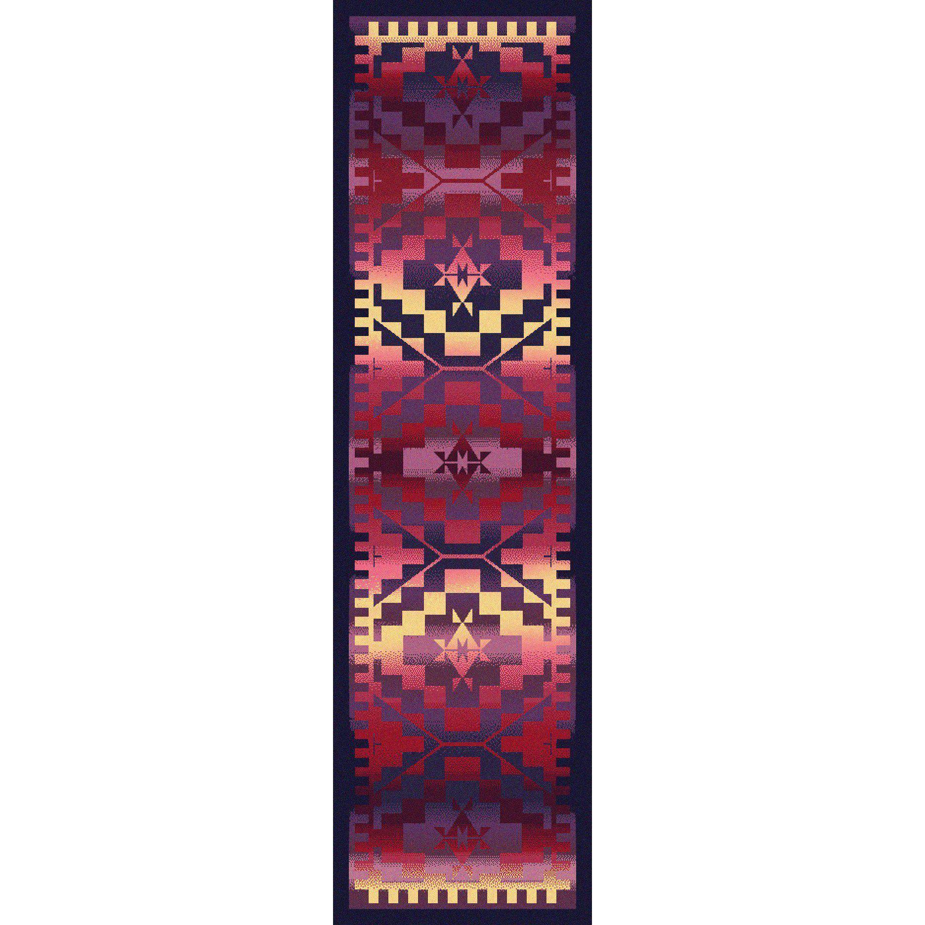 Rustic Crucifix - Sunset-CabinRugs Southwestern Rugs Wildlife Rugs Lodge Rugs Aztec RugsSouthwest Rugs