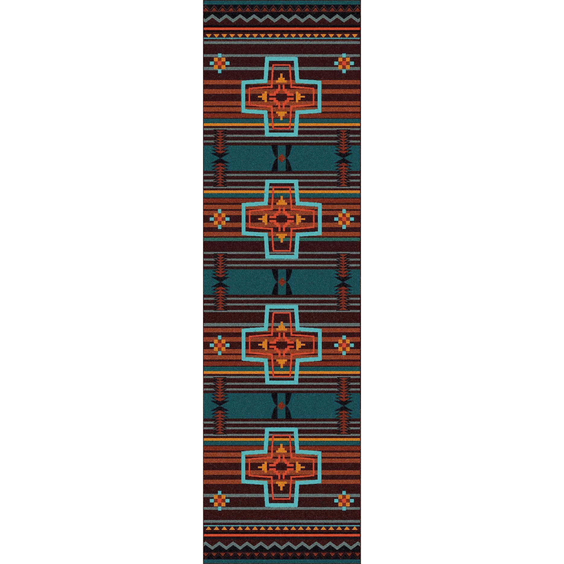 Southwest Abrazos - Sunset-CabinRugs Southwestern Rugs Wildlife Rugs Lodge Rugs Aztec RugsSouthwest Rugs
