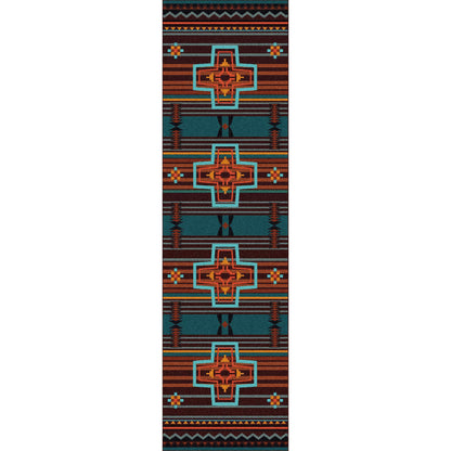 Southwest Abrazos - Sunset-CabinRugs Southwestern Rugs Wildlife Rugs Lodge Rugs Aztec RugsSouthwest Rugs