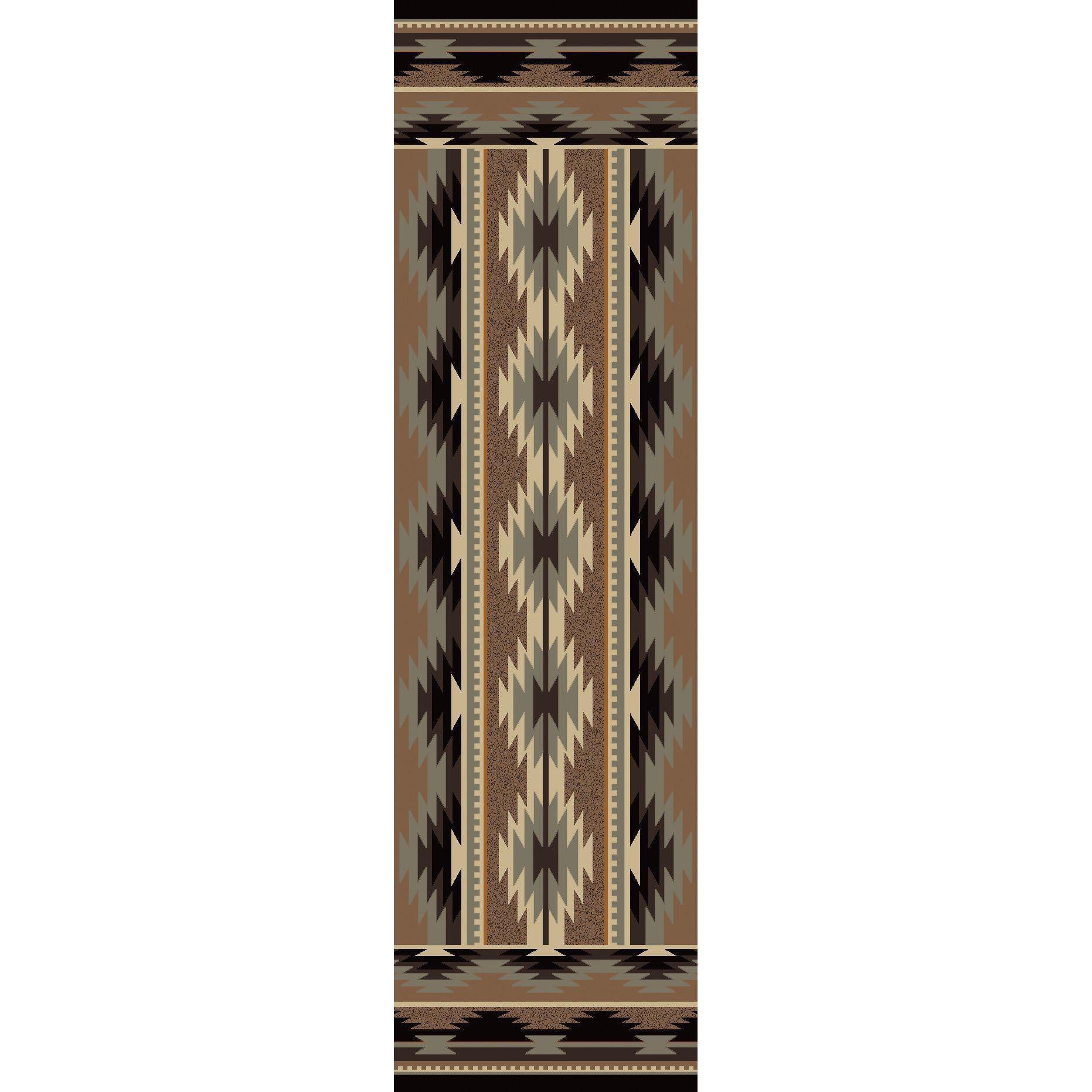Southwest Medicine - Light-CabinRugs Southwestern Rugs Wildlife Rugs Lodge Rugs Aztec RugsSouthwest Rugs