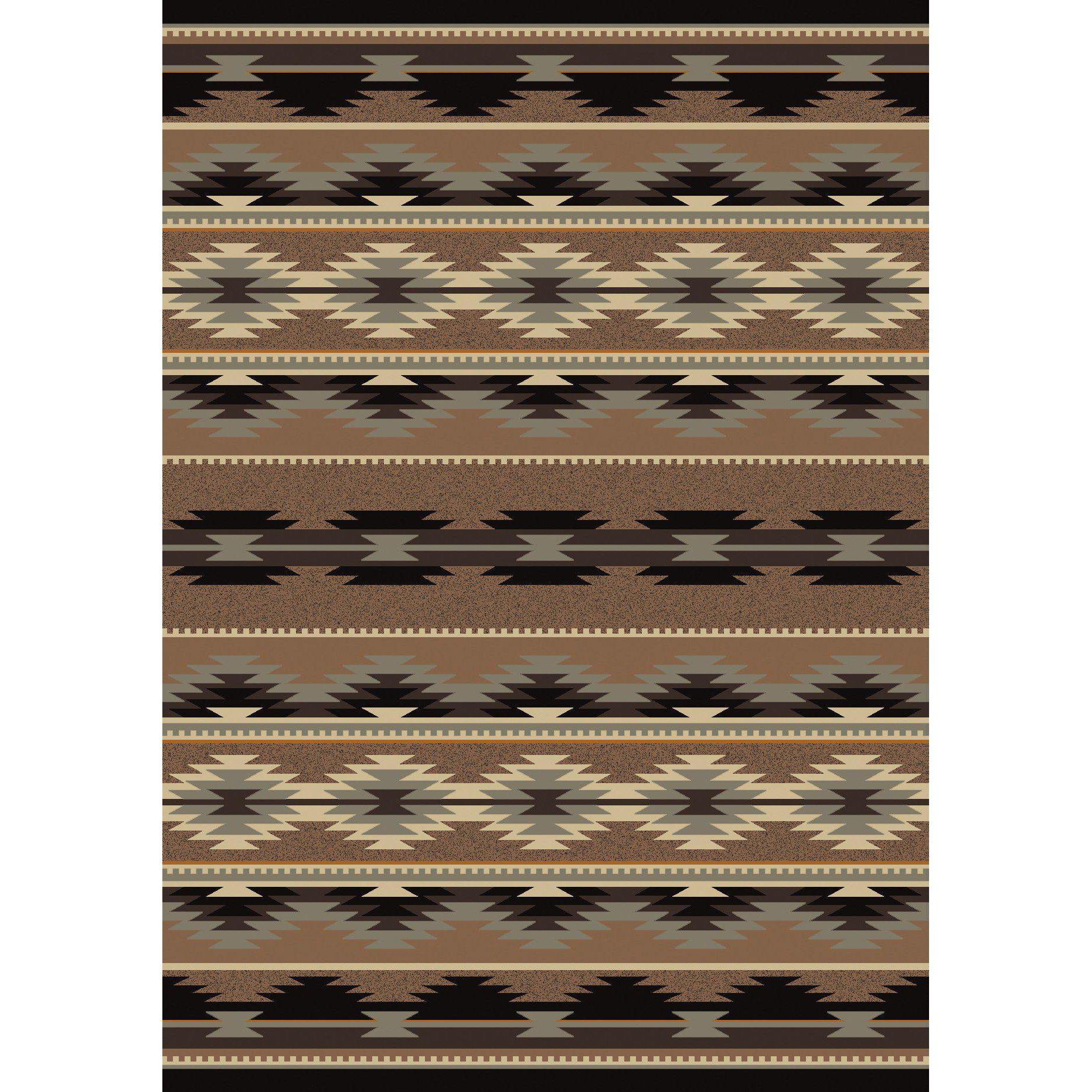 Southwest Medicine - Light-CabinRugs Southwestern Rugs Wildlife Rugs Lodge Rugs Aztec RugsSouthwest Rugs