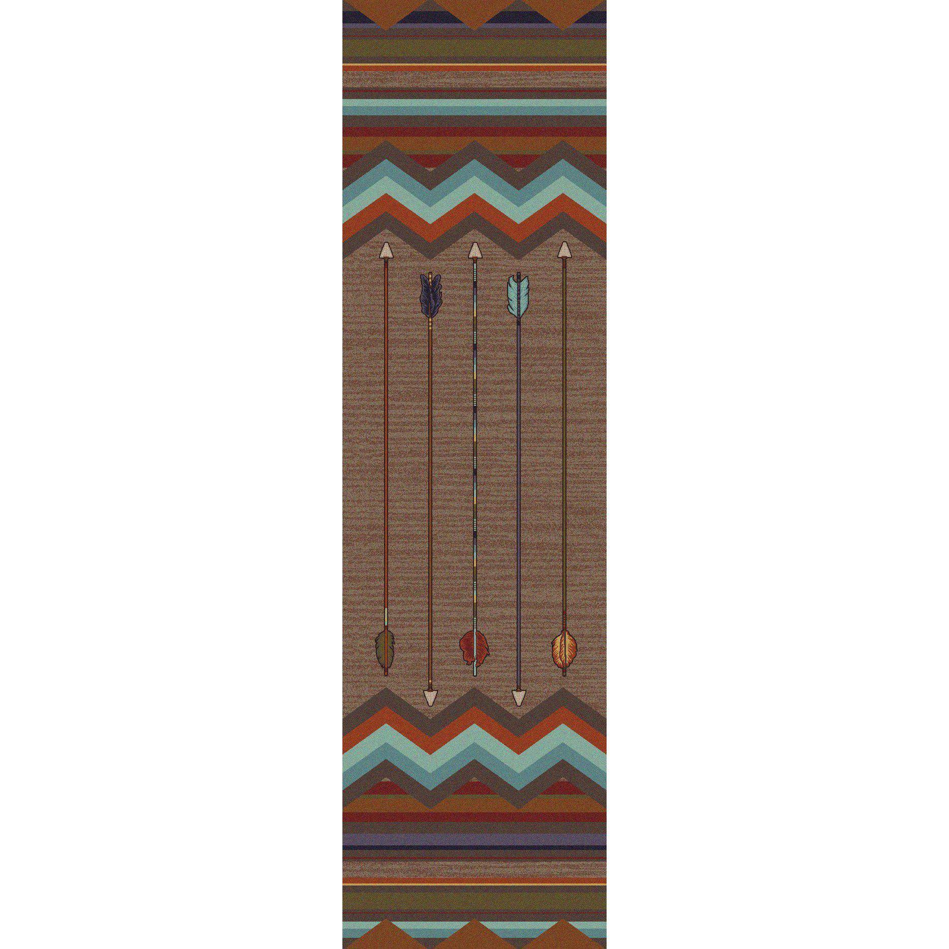 Southwest Rainbow - Rainbow-CabinRugs Southwestern Rugs Wildlife Rugs Lodge Rugs Aztec RugsSouthwest Rugs