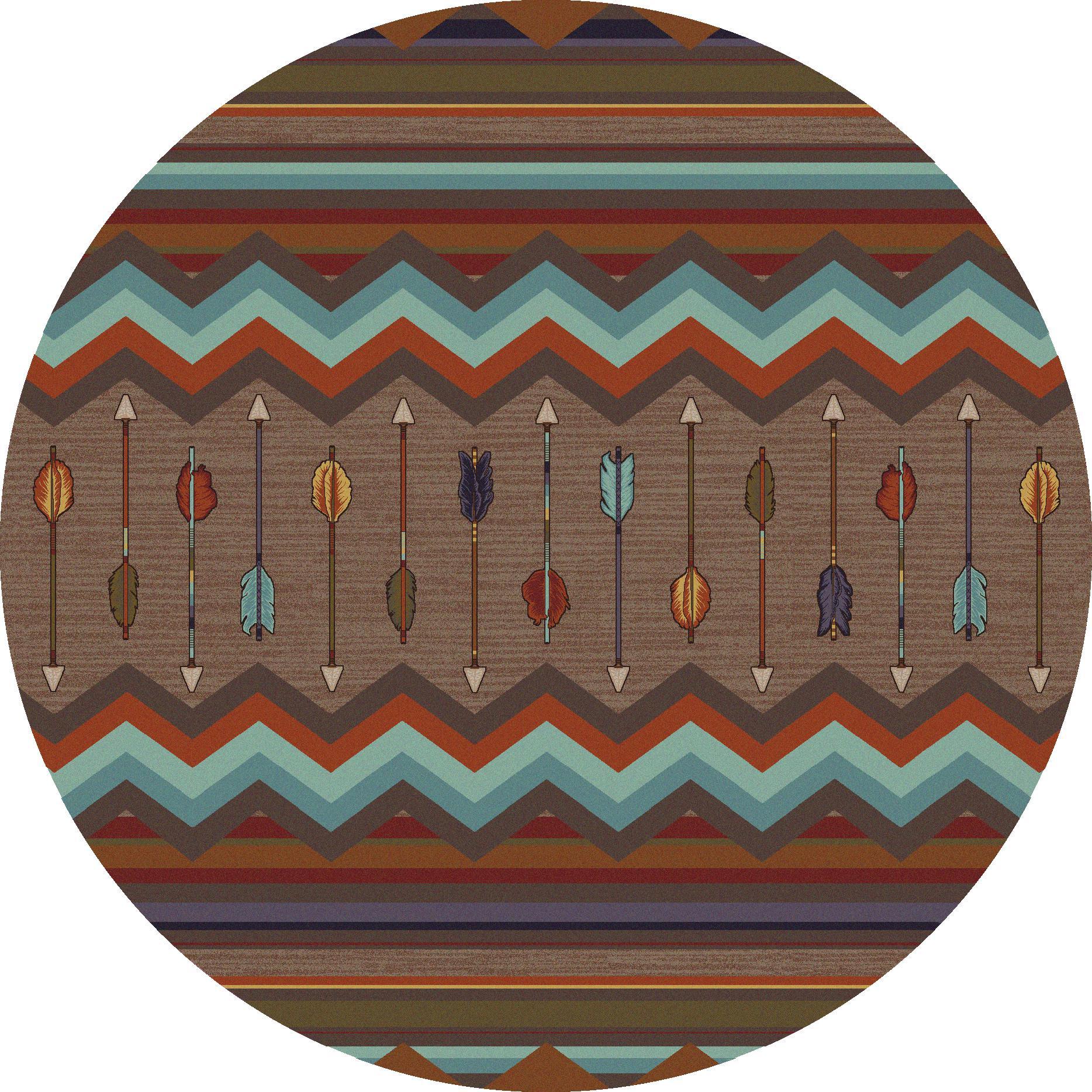 Southwest Rainbow - Rainbow-CabinRugs Southwestern Rugs Wildlife Rugs Lodge Rugs Aztec RugsSouthwest Rugs