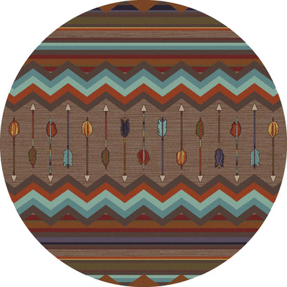 Southwest Rainbow - Rainbow-CabinRugs Southwestern Rugs Wildlife Rugs Lodge Rugs Aztec RugsSouthwest Rugs