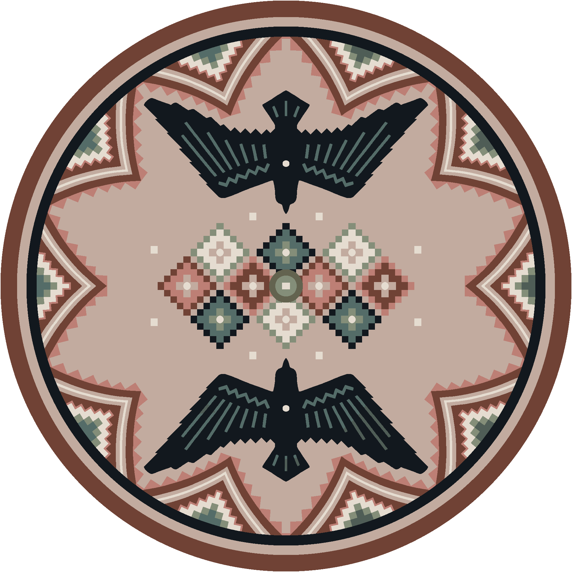 Spirit Dance - Multi-CabinRugs Southwestern Rugs Wildlife Rugs Lodge Rugs Aztec RugsSouthwest Rugs