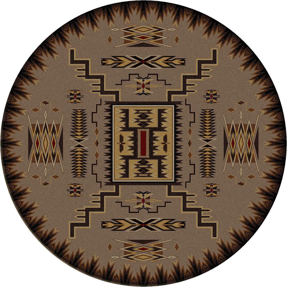 Thunder Catcher - Chestnut-CabinRugs Southwestern Rugs Wildlife Rugs Lodge Rugs Aztec RugsSouthwest Rugs
