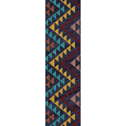 Time Warp - Velvet-CabinRugs Southwestern Rugs Wildlife Rugs Lodge Rugs Aztec RugsSouthwest Rugs