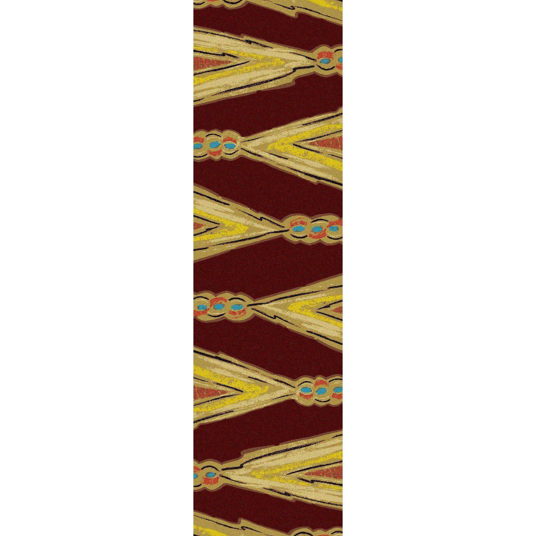 Traditional Weave - Red-CabinRugs Southwestern Rugs Wildlife Rugs Lodge Rugs Aztec RugsSouthwest Rugs