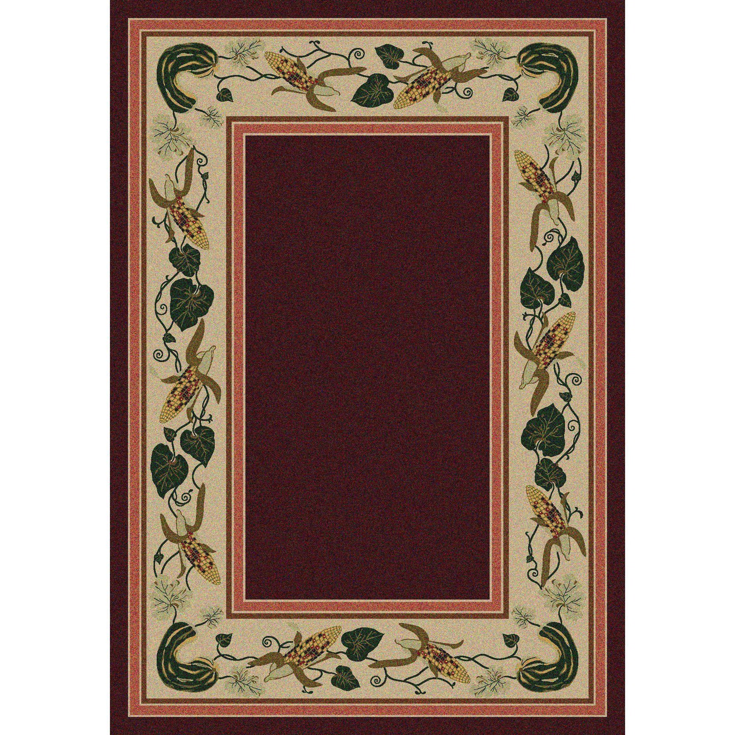 Tres Hermanas - Garnet-CabinRugs Southwestern Rugs Wildlife Rugs Lodge Rugs Aztec RugsSouthwest Rugs
