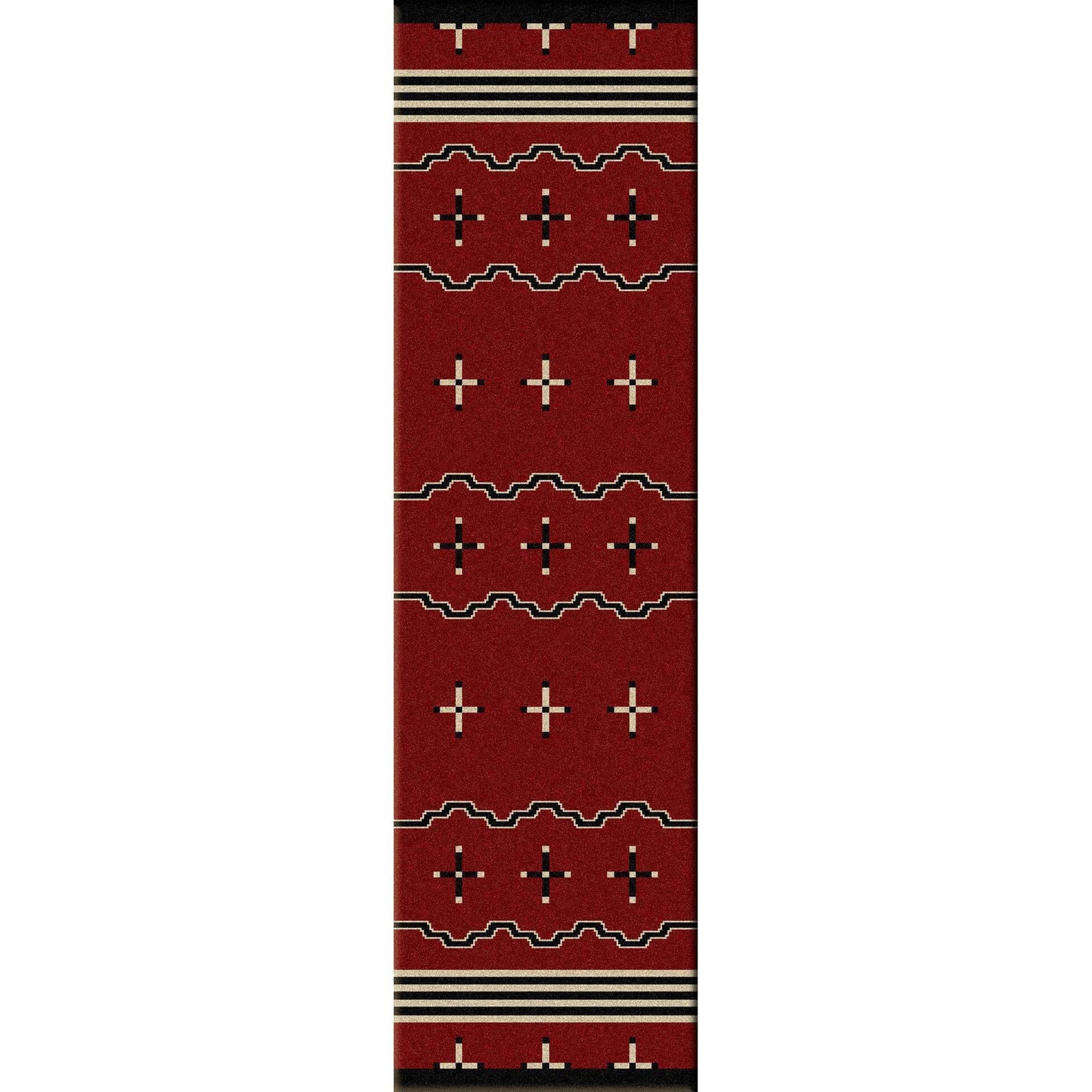 Tribe Leader - Red-CabinRugs Southwestern Rugs Wildlife Rugs Lodge Rugs Aztec RugsSouthwest Rugs
