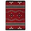 Tribe Leader - Red-CabinRugs Southwestern Rugs Wildlife Rugs Lodge Rugs Aztec RugsSouthwest Rugs