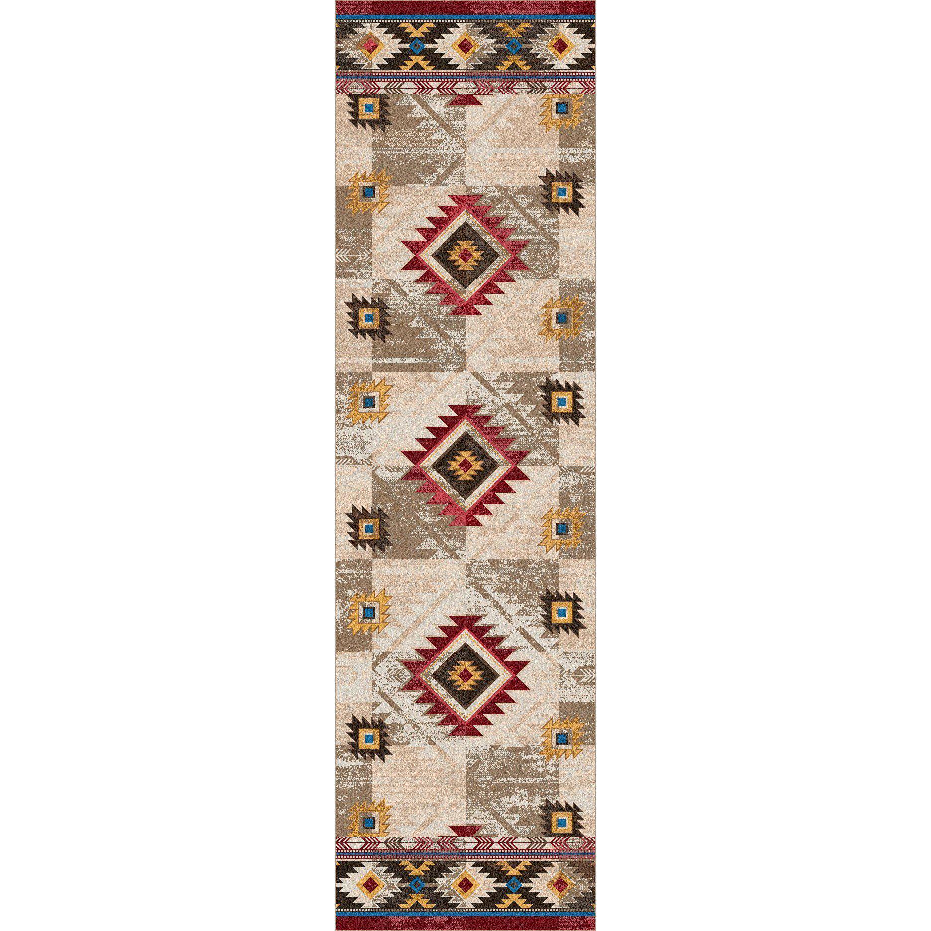 Whisky On The River - Natural-CabinRugs Southwestern Rugs Wildlife Rugs Lodge Rugs Aztec RugsSouthwest Rugs