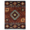 Whisky On The River - Rust-CabinRugs Southwestern Rugs Wildlife Rugs Lodge Rugs Aztec RugsSouthwest Rugs